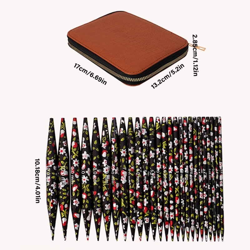 Interchangeable Circular Knitting Needle Set 3mm-10mm Circular Knitting Pins
