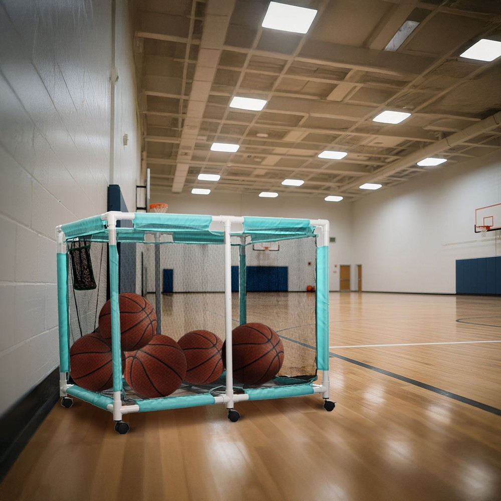 AplusChoice 214 Gallon Pool Float Storage Bin 6 Wheels Rolling Cart Closeout