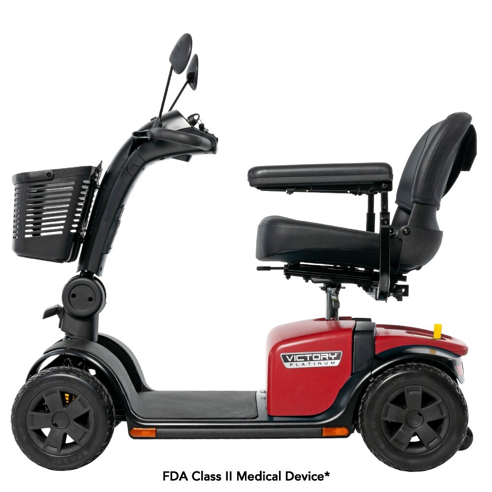 Pride Mobility Victory Platinum 4-Wheel Mobility Scooter EZ Turn Technology
