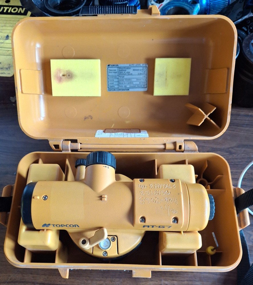 TOPCON AUTO LEVEL AT-G7 Yellow LABEL(READ)