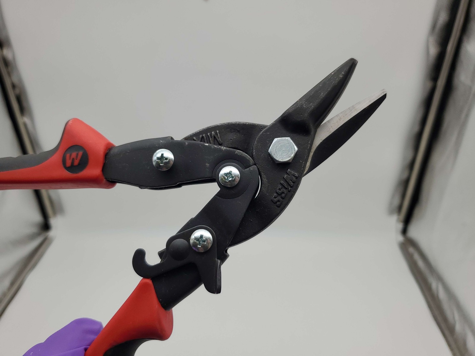 Wiss M1X Aviation Snips Left Edge Cut 9-3/4" OAL 1-1/4" Blade Up To 18 Gauge