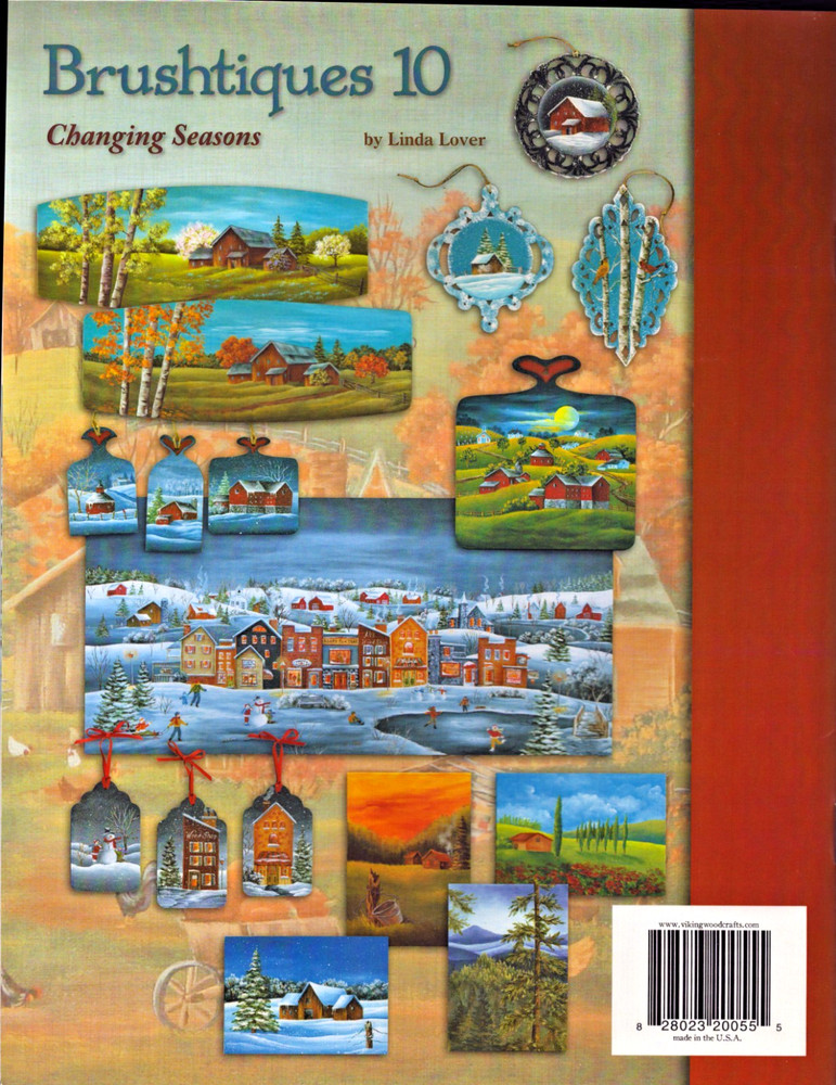Brushtiques 10 Changing Seasons Decorative Painting Patterns