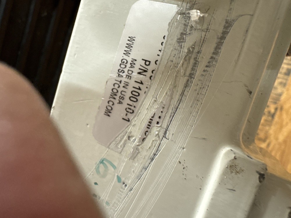 GD Satcom RF Feed + Compact Parabolic Reflector on Fixed Mount *UNTESTED* maof