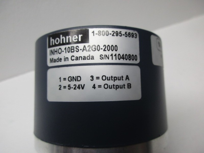 HOHNER INHO-10BS-A2G0-2000 SHAFT ENCODER NSNP