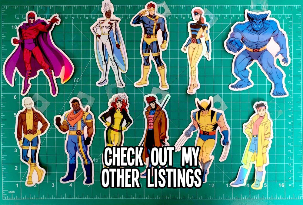 X Men 35 Comic Corner Box Foil Sticker