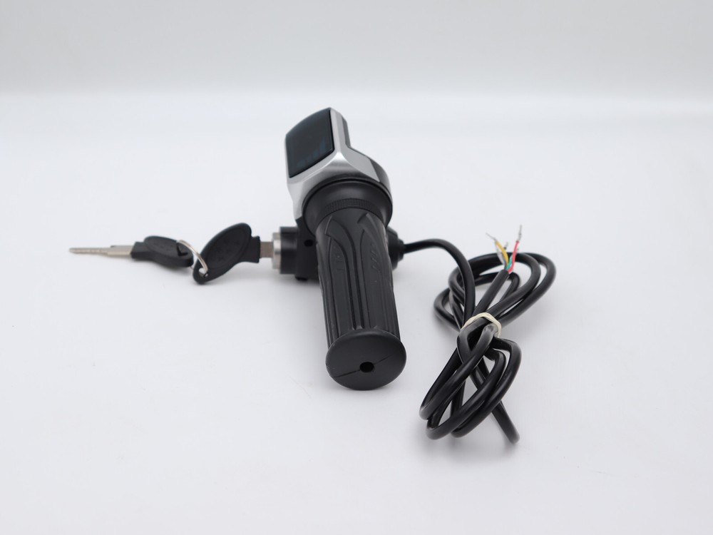 36V electric scooter throttle handle with keylock power indicator light