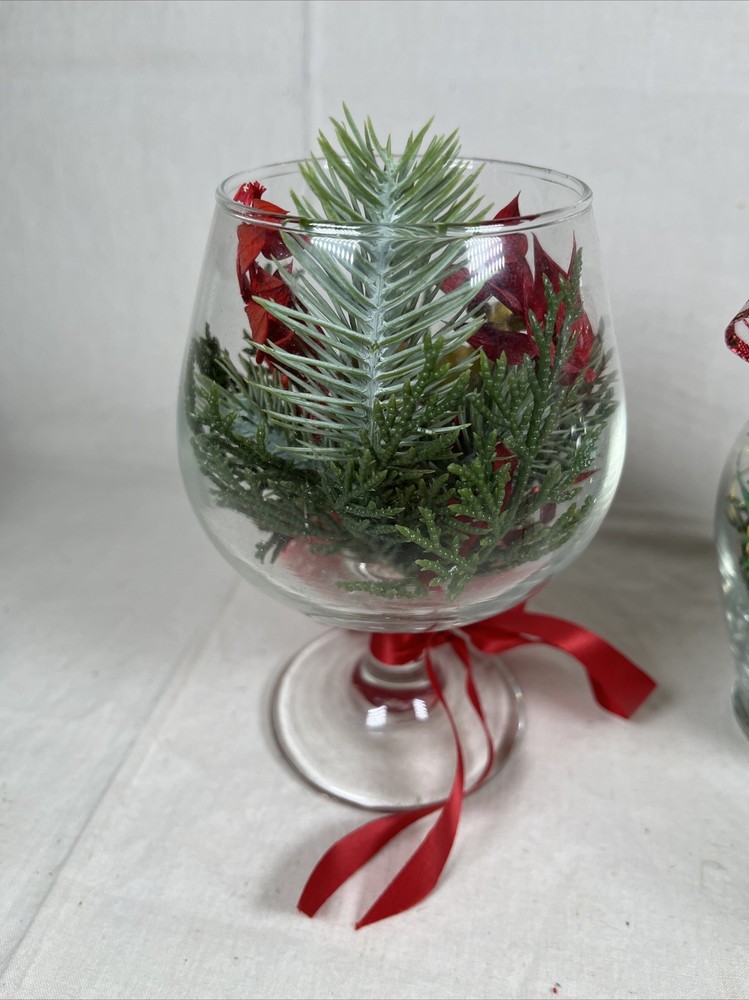 Small Vase Assortment 5” Handmade Christmas Decorations
