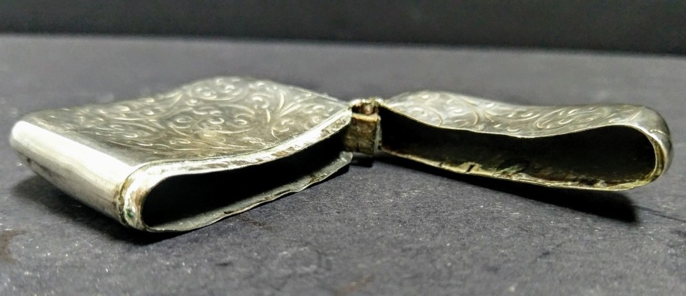 Edwardian Silver Vesta Case, Birmingham 1906