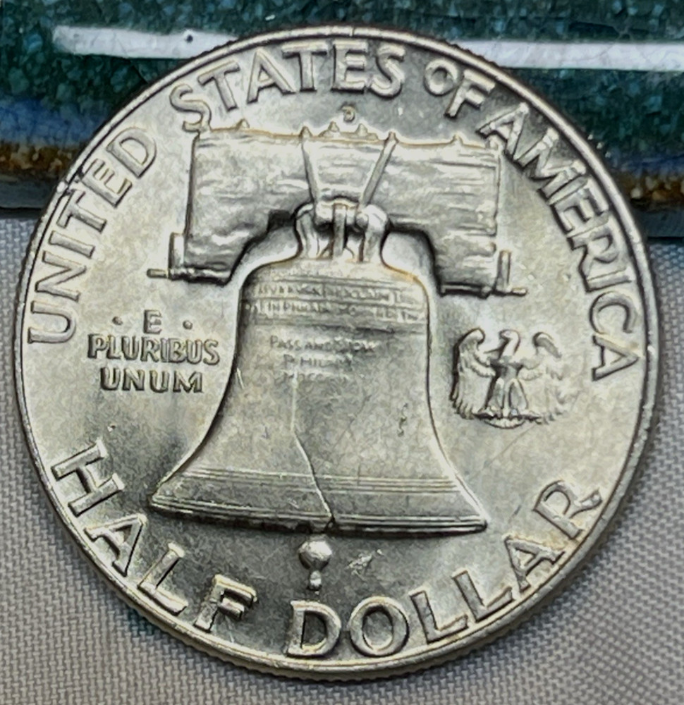 ~~  GEM BU 1951-D FRANKLIN SILVER HALF DOLLAR 90% SILVER COIN  ~~