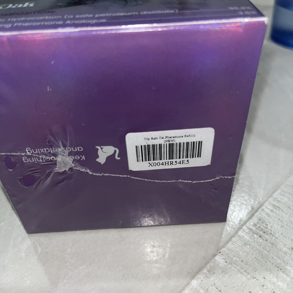 Tri-Oak Calming Pheromone For Cats 4 Diffuser Refills NEW/SEALED