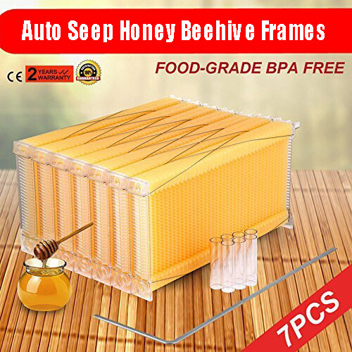 7pcs Auto Honey Hive Beehives Beekeeping Frames for Brood Beekeeping Box House