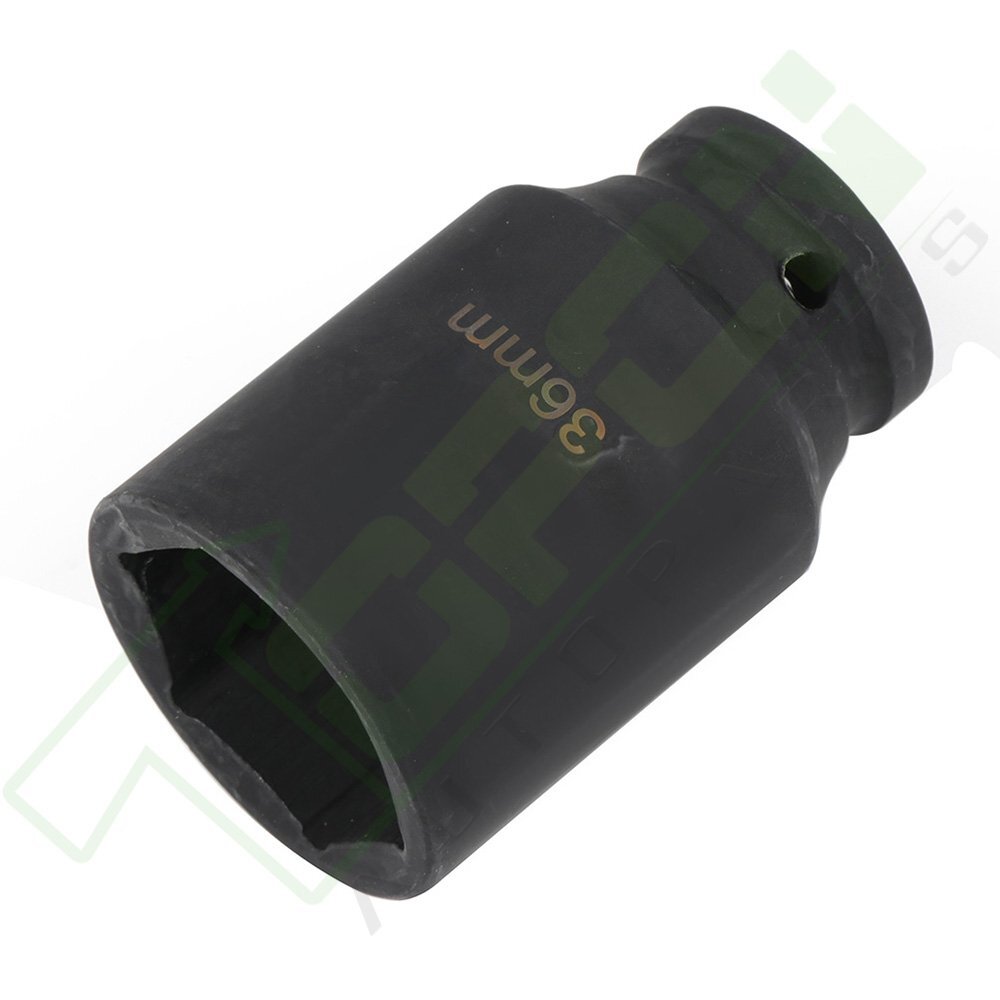 9pcs Deep Impact Socket Set 1/2" Drive Metric Axle Hub Nut Socket 29-38mm