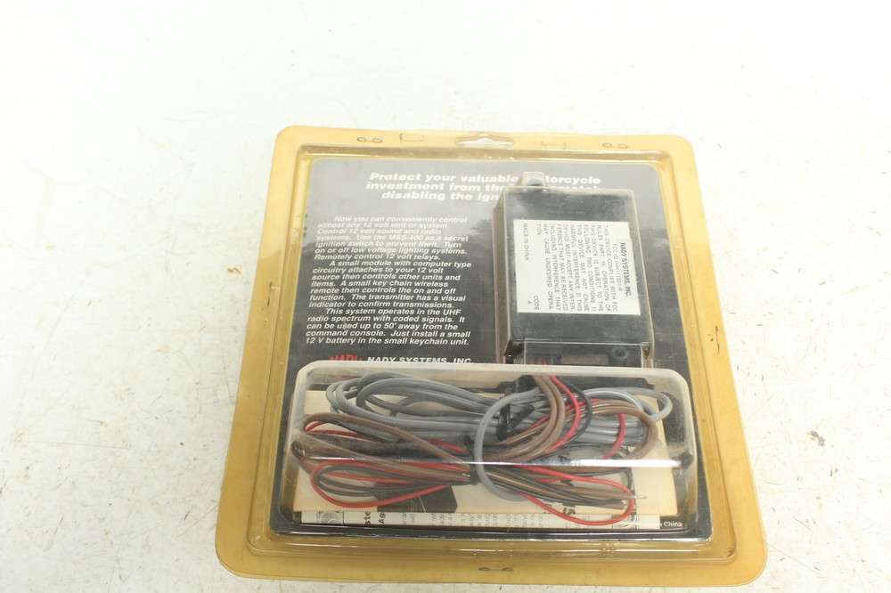NADY MSS-400 MOTORCYCLE SECURITY SYSTEM