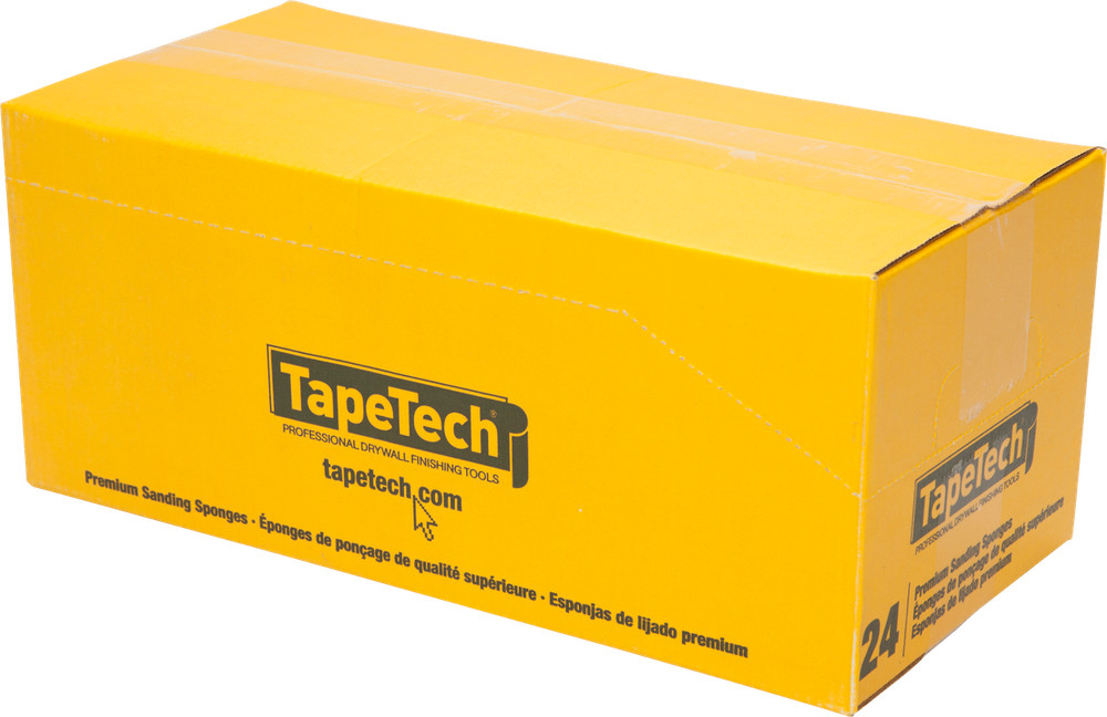 TapeTech Single Angle Sanding Sponge – Medium - 24 Pack