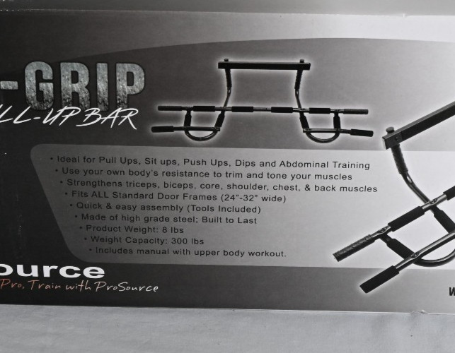 NEW Prosource Total Upper Body Conditioning Multi-Grip Pull Up Bar