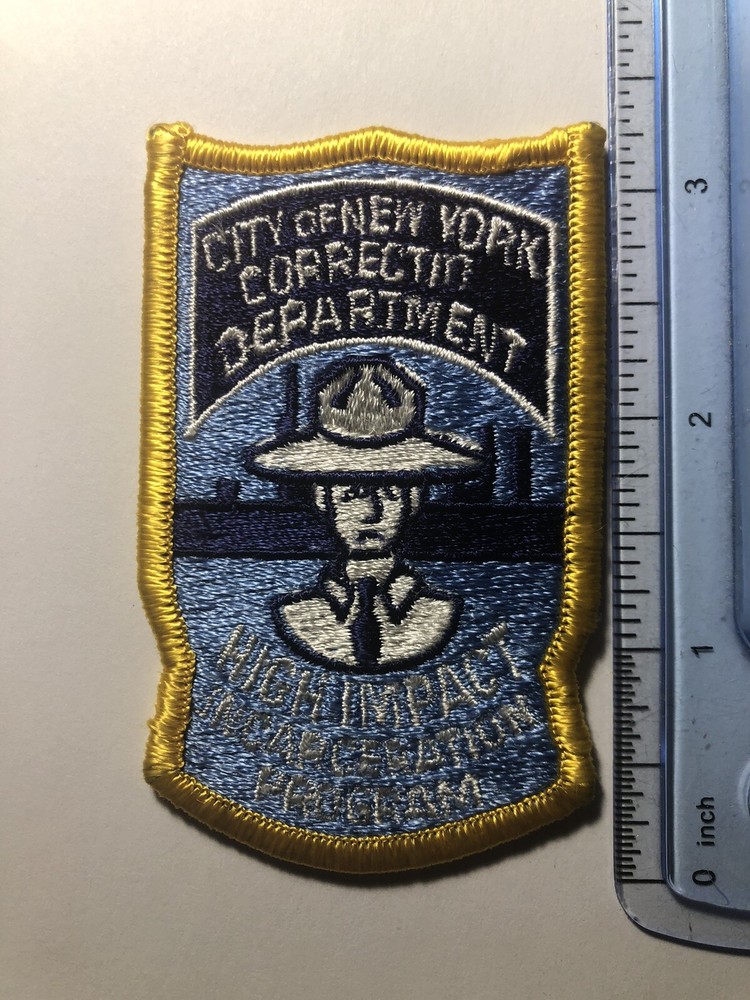 New York City Corrections High Impact Incarceration Program Patch ~ Damaged