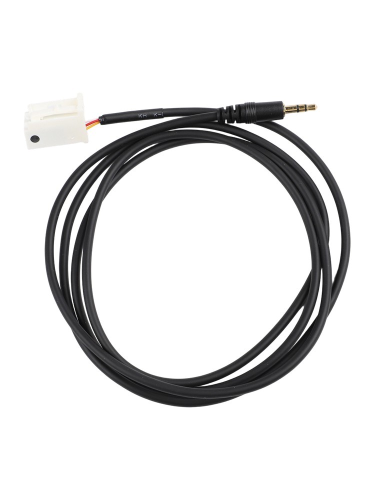 1pc Car Auto Black Auxilliary Cable Audio Adapter Connector For E60 E63 E66
