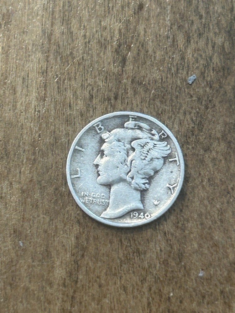 1940 Mercury Dime VF