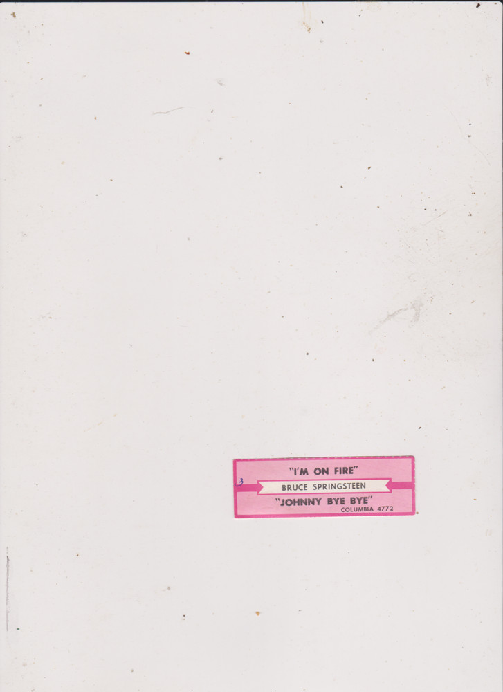 BRUCE SPRINGSTEEN-- jukebox title strip