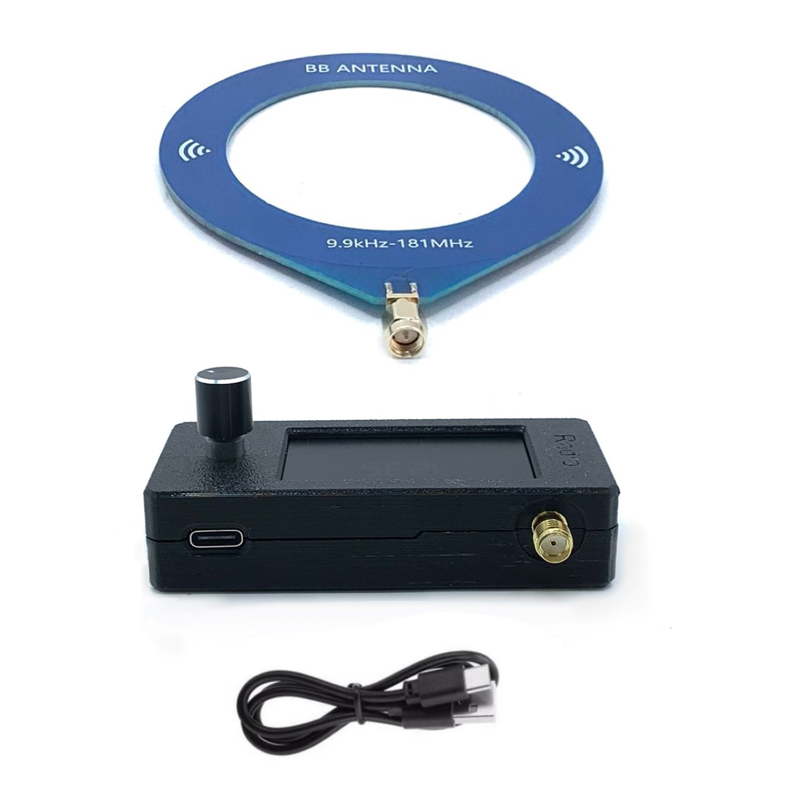 Pocket-size SI4732 Radio RF Receiver Loop Antenna Support LSB USB AM FM W/Cabble