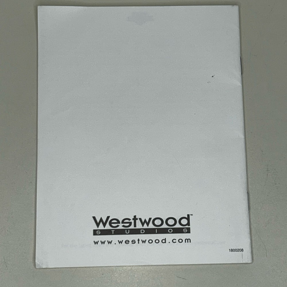 Command & Conquer: Tiberian Sun Video Game Reference Guide BOOKLET ONLY