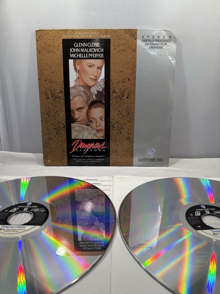 “Dangerous Liaisons” (Laserdisc) 2 Disc, Extended Play, 1988