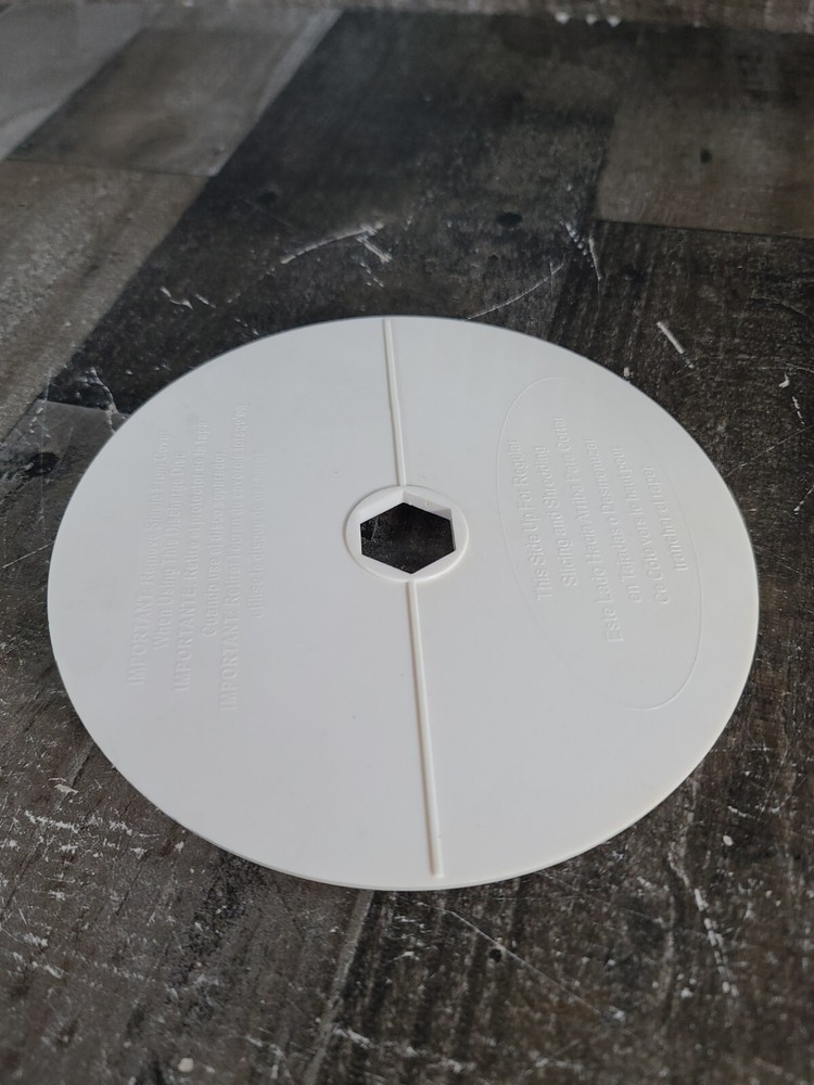 Black And Decker Quick N Easy Food Processor FP1445 Replacement Disc Plastic