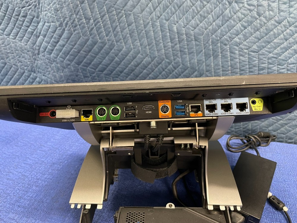 Micros POS Touchscreen Display with Stand, Adapter, & LCD Rear Display Series 2