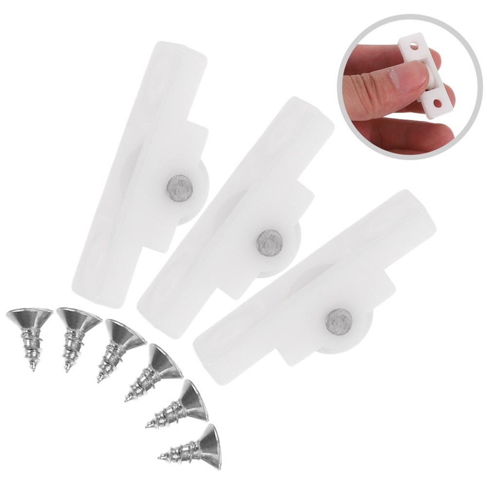 12 Pcs Upright Freezer Rollers Cabinet Door Sliding Fridge Bottom