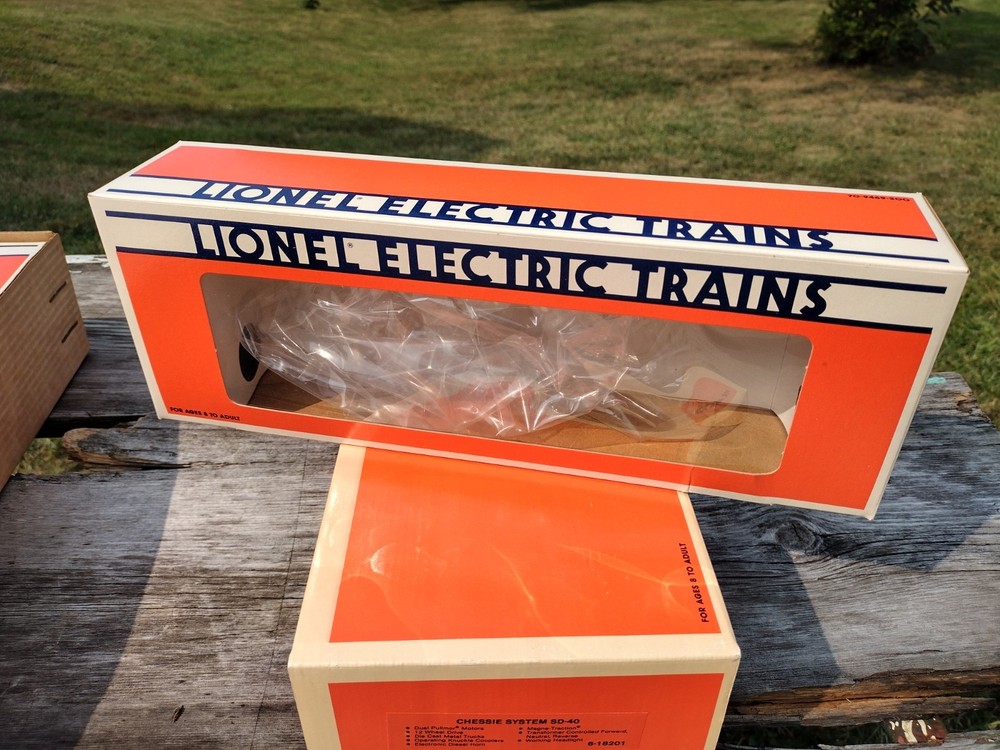 LIONEL EMPTY SET Boxes and Master Box - Chessie System 6-11705 - EMPTY