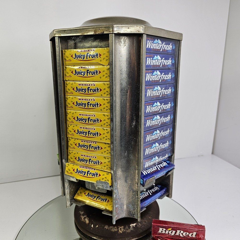 Wrigley’s Five Column Package Gum Dispenser Store Display
