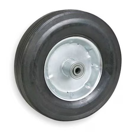 Zoro Select 1Nwz3 Solid Rubber Wheel,12 In.,300 Lb.
