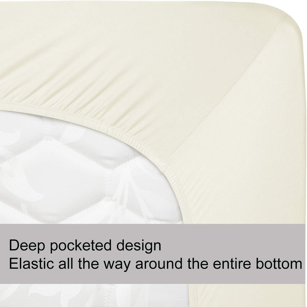 Soft Stretch Extra-Large Fitted Sheet (Sheet Only) — Knit Fabric