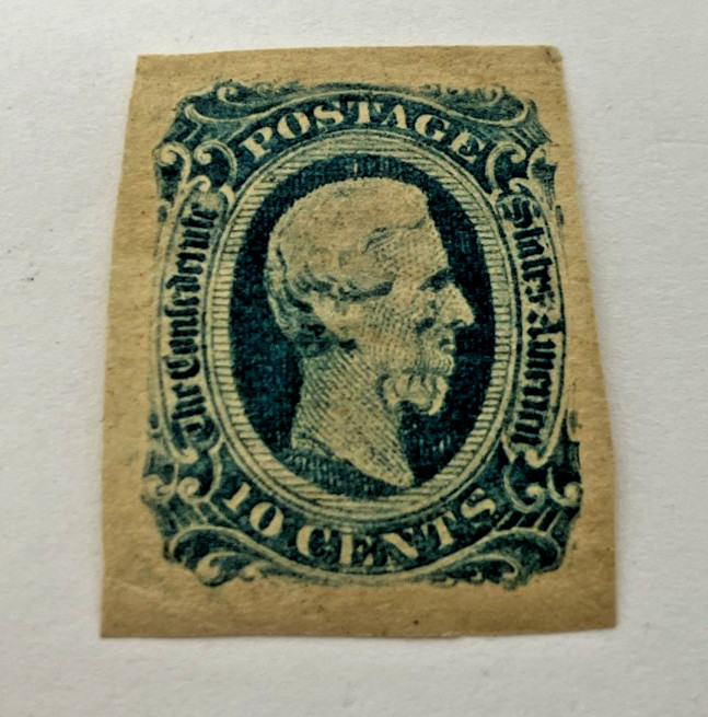Confederate CSA Scott 11 ML Civil War Stamp Jefferson Davis Stamp (#3)