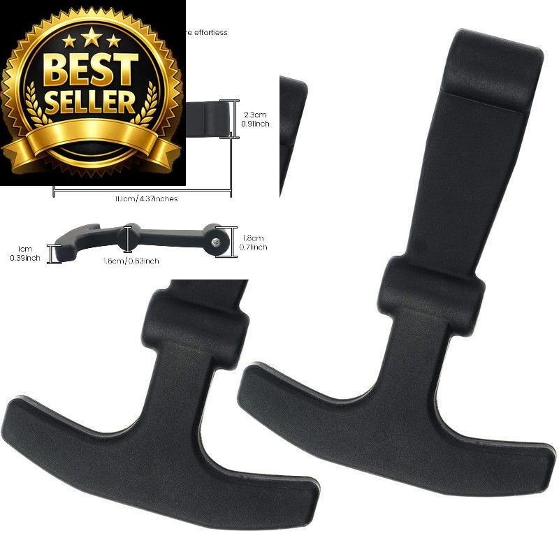 Omoojee Replacement Lid Latches, 2 Pack, Compatible with Yeti Medium, Black