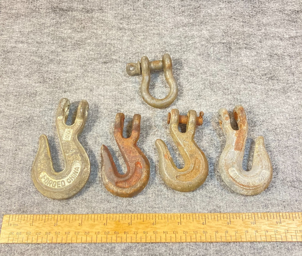 Clevis Slip Hook 4 Pc Chain Tow Lifting Hook