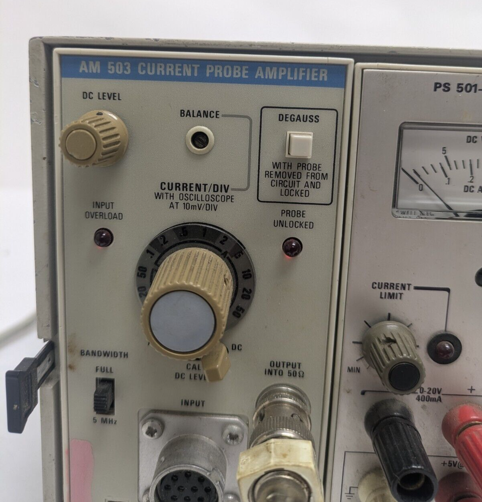 Current Probe - Tektronix TM503 W/ 3x Modules