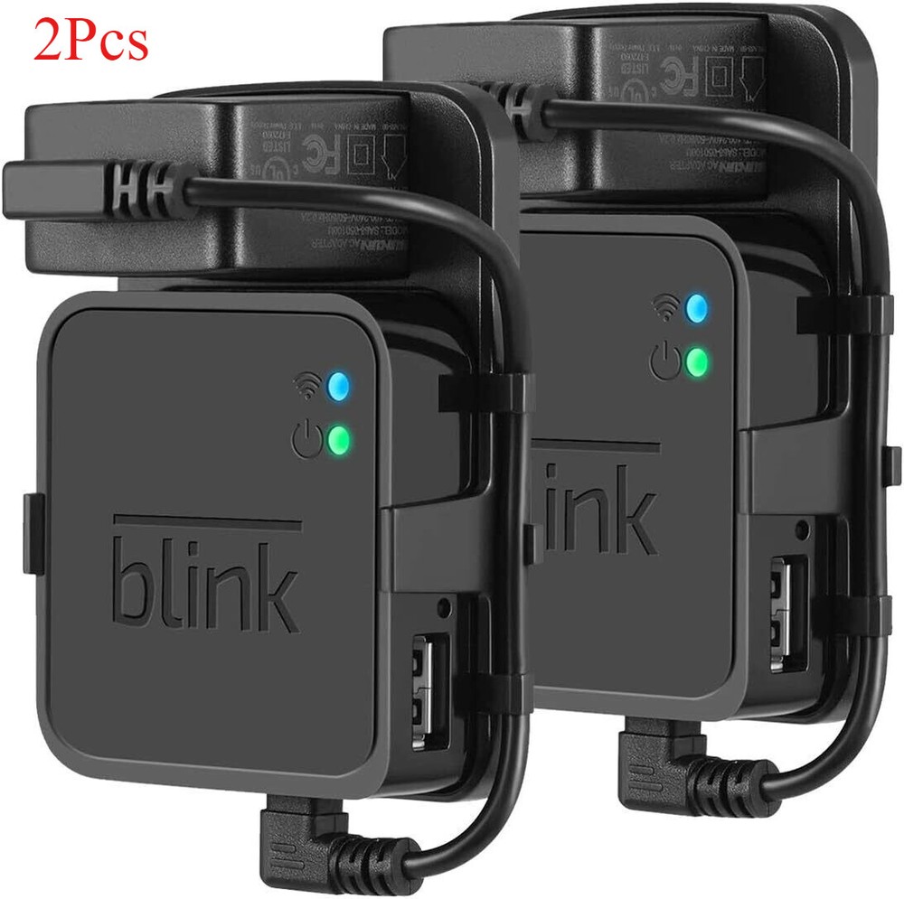 2X Outlet Wall Mount Fit For Blink Sync Module 2, Simple Mounting Bracket Holder
