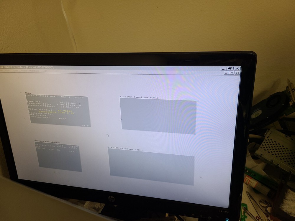 Link Electronics HDE-3000 High Definition XDS HD-SDI Closed Caption Encoder