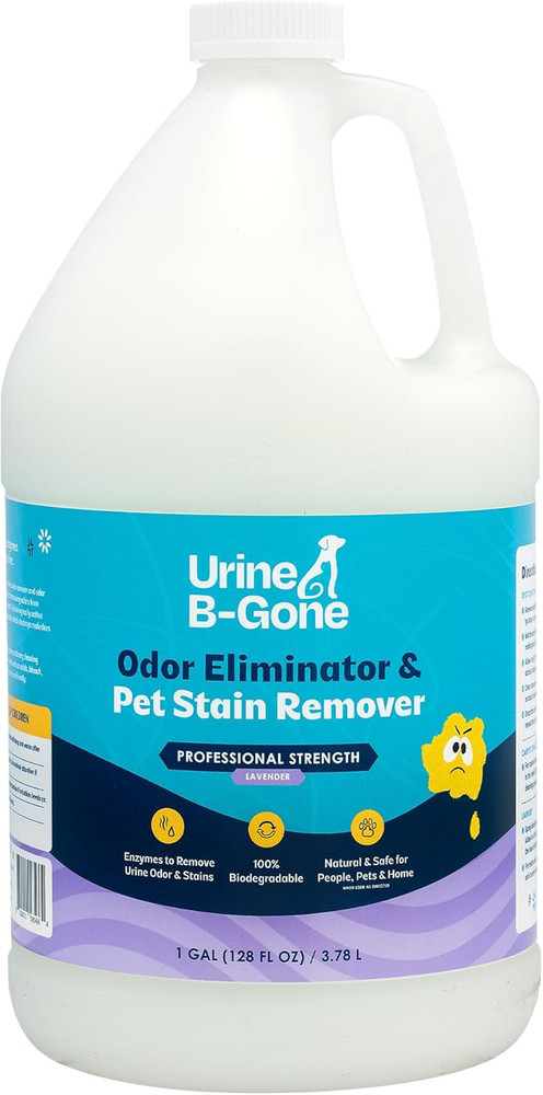 Urine B-Gone, Professional Enzyme Odor Eliminator & Pet Stain Remover, Human, Ca