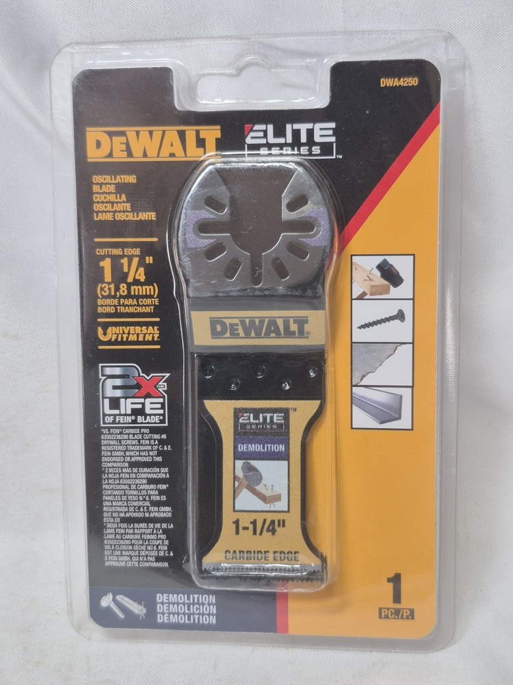 Dewalt  DWA4250-2 2pc Oscillating Blades General Purpose