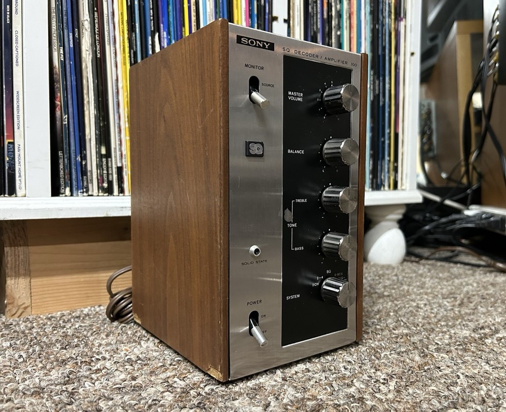 Sony SQA-100 Solid State SQ Decoder/Amplifier 2 Watts 2CH/ 2-4/ R-MTX