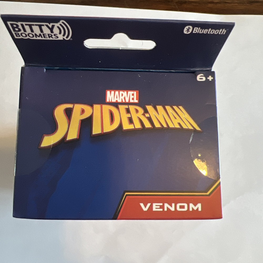 Marvel Spider-Man Venom Bitty Boomers Portable Wireless Bluetooth Speaker