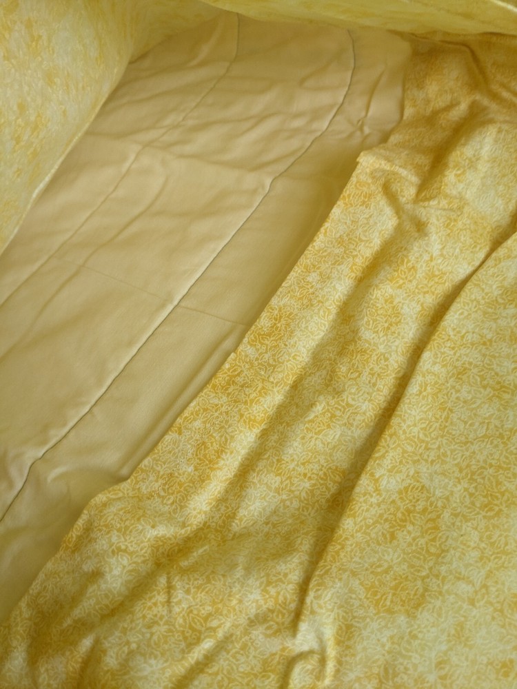 Spring Quilt Handmade 104" X 72" Patchwork With Sham Thin Lightweight Stunning
