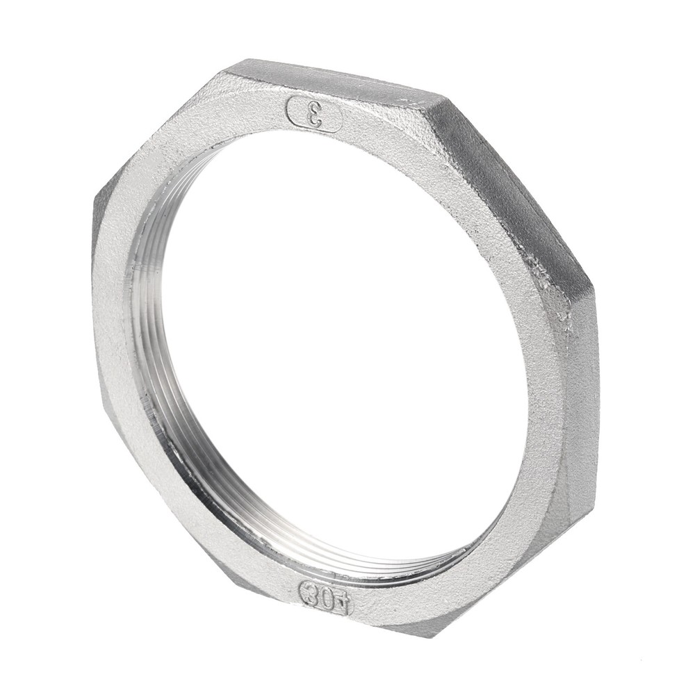 Cast Pipe Fitting Hex Locknut Nut G 3" Female Thread (DN80)