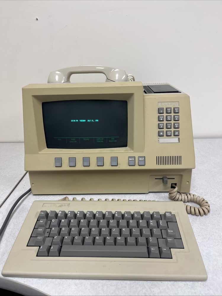 Vtg 80s Computer Terminal Basic Telecommunications Corporation Datavoice 20