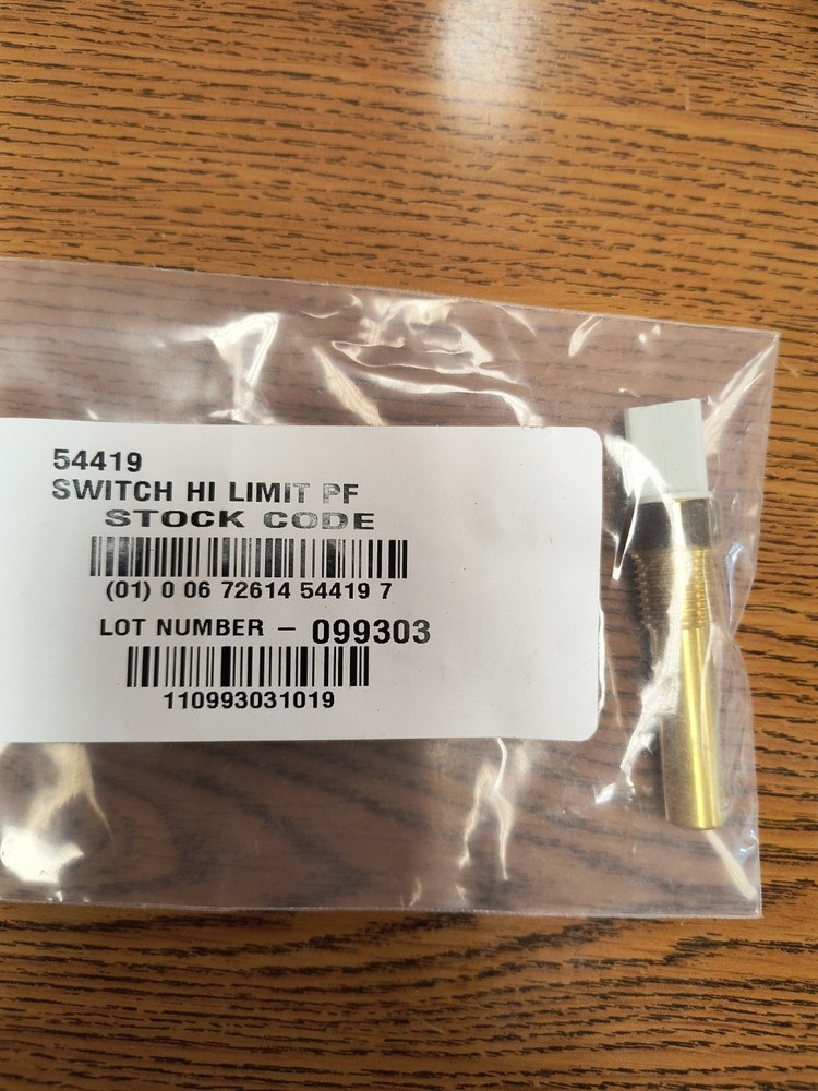 Peerless 54419 Hi Limit Pressure Switch