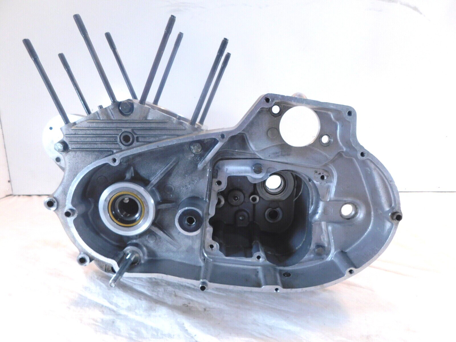 Harley Davidson Sportster 883 & 1200 Silver Crankcase Cases Engine Block