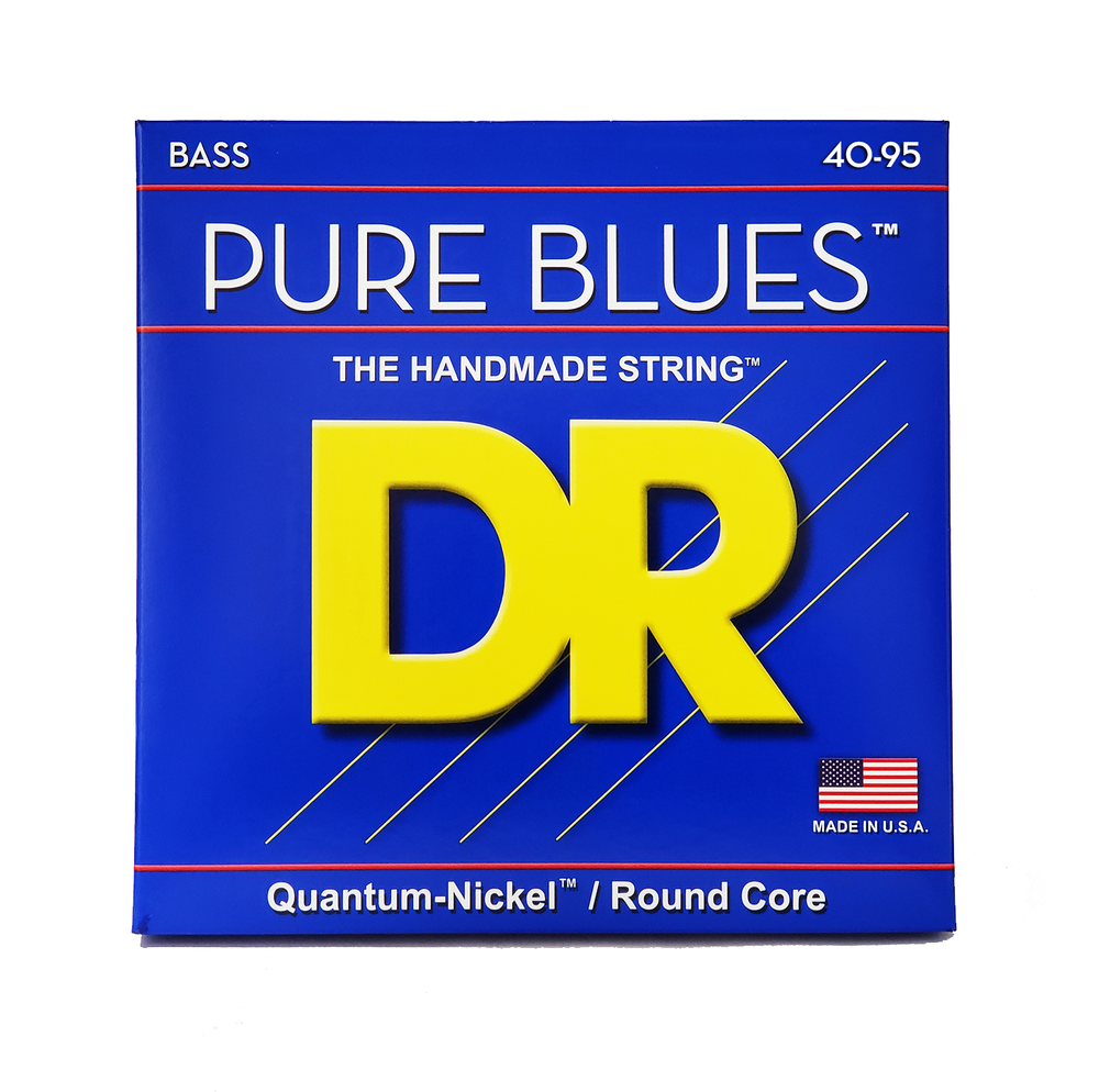 DR Strings PURE BLUES 4-String Bass Strings Extra Light 40-95