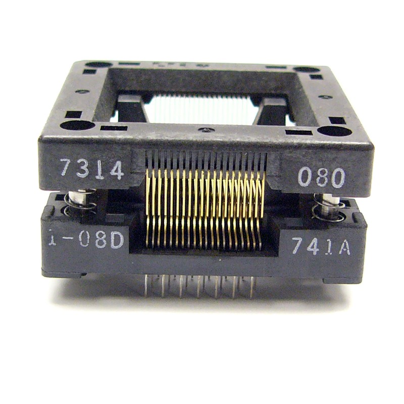 NEW Wells-CTI 7314-080-1-08 Open-Top IC Test Socket QFP
